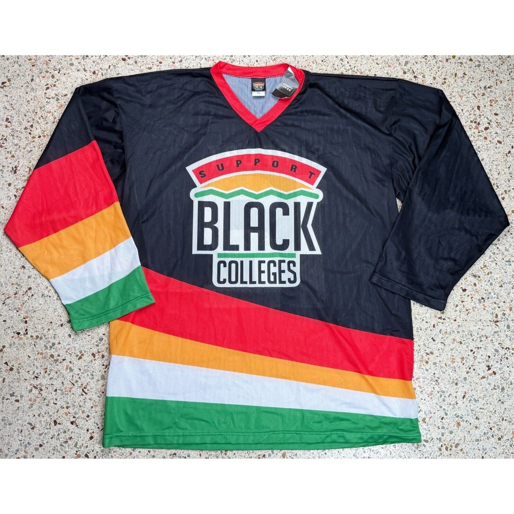 Jimmy Jazz Support Black Colleges #12 Hockey Jersey‎ Size 2XL